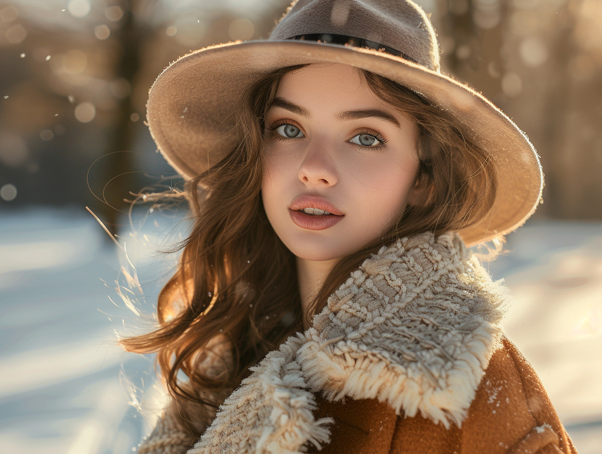 femme chapeau