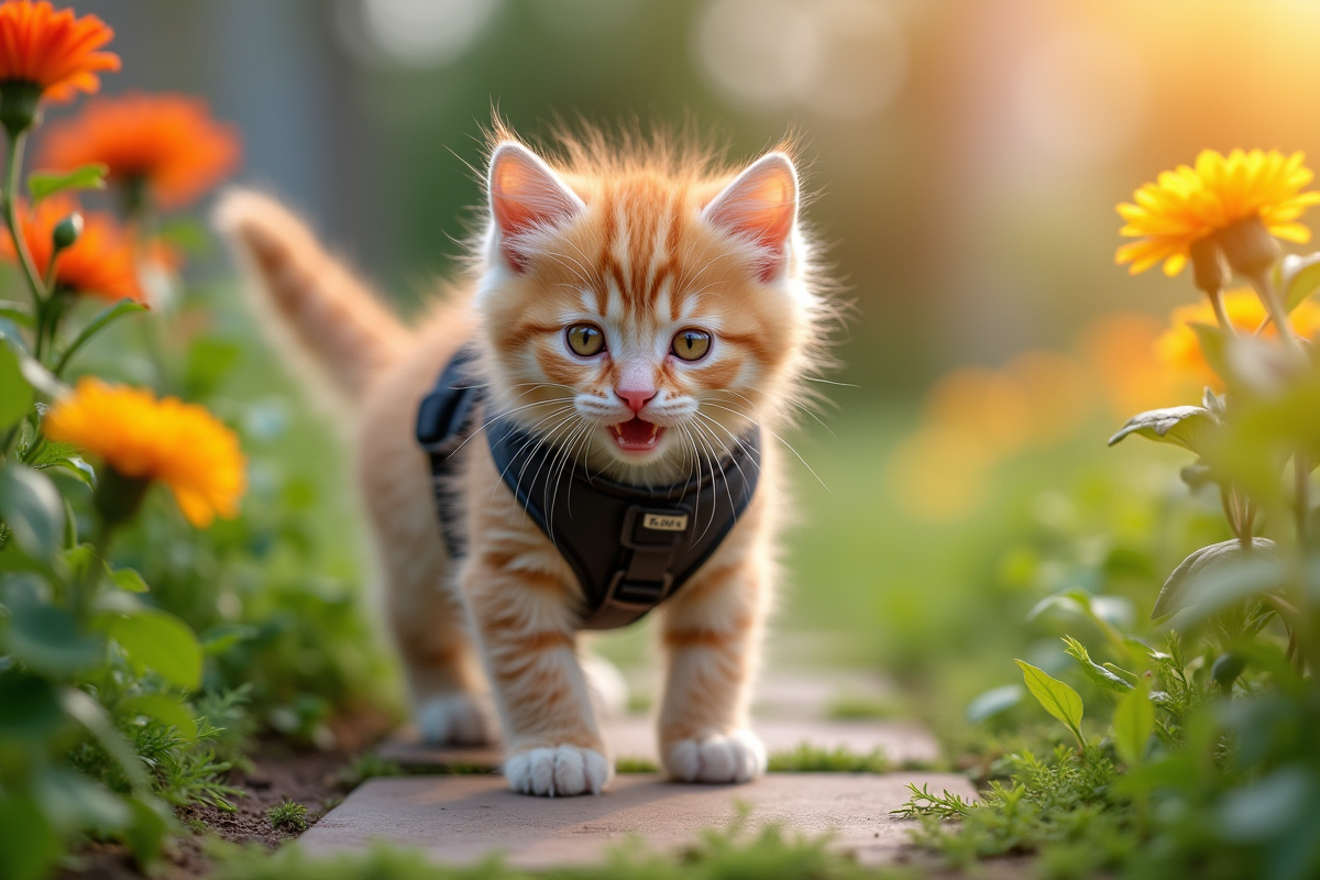 harnais chaton