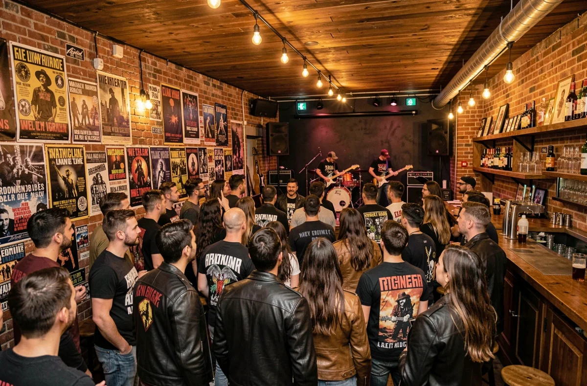 Le Sonic, club rock et musiques actuelles à Lyon avec scène live, public passionné et décor vintage